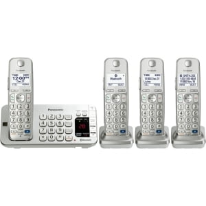 LINK2CELL BT PHONE CORDLESS W/ ANSWERING MACHINE 4HANDSET