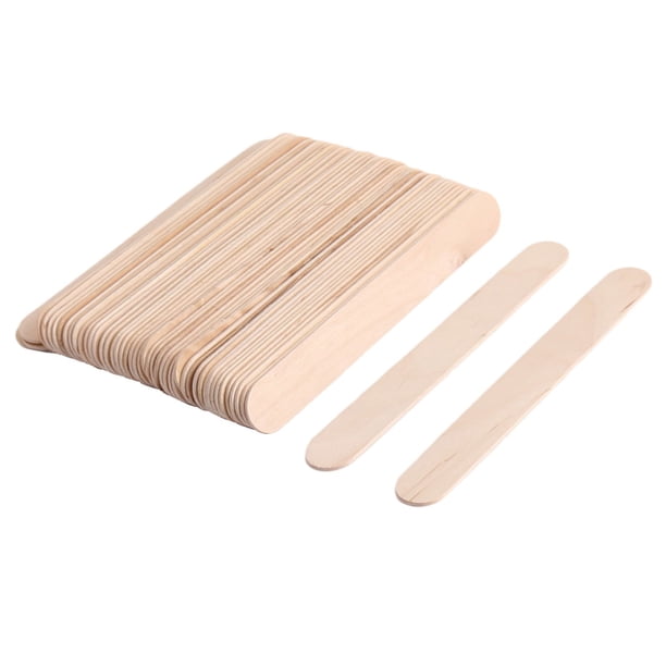 Home Wooden Diy Craft Freezer Ice Cream Pop Treat Sticks Bars 15cm Length 49pcs Walmart Com Walmart Com
