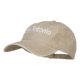 thumbnail image 2 of San Antonio Embroidered Washed Cap - Khaki OSFM, 2 of 5