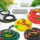 thumbnail image 3 of Juguete para niños, simulación de serpiente, truco de serpiente, gran serpiente verde, goma suave, gran serpiente falsa, modelo animal, accesorios de truco, 3 of 6