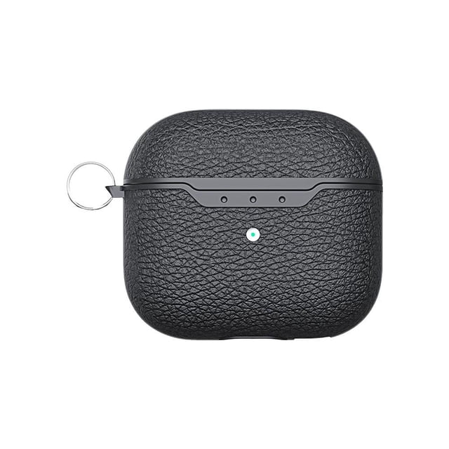 for AirPods 4 Case slip Lychee Pattern Carbon Fiber Texture Shockproof Washable Cover Earphone Protective For AirPodsP