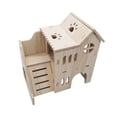 thumbnail image 3 of Hamster House Exercise Toy Small Nesting Villa for Guinea Pig Mouse Hedgehog 17cmx11.5cmx17cm, 3 of 8