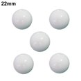 thumbnail image 1 of 5 uds. Bola de ruleta rusa, juego de ruleta de Casino, bola de repuesto, bola blanca acrílica 12/14/16/18/20/2 ZefeiWu 8390611589202, 1 of 1