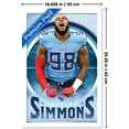 thumbnail image 3 of NFL Tennessee Titans - Jeffery Simmons 25 Wall Poster, 14.725" x 22.375" Framed, 3 of 5