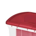 thumbnail image 6 of Sterilite Clear Christmas Light and Garland Holiday Storage Container (12 Pack), 6 of 6