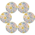 thumbnail image 3 of Coolnut Colorful Dandelion Round Placemats Non-Slip Table Mat Heat Resistant Placemat for Dining Table Kichen Party Table Diameter 15.4 inch Set of 4 Home Decor Gifts, 3 of 7