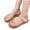 Orange, variant on ZACPNCV Girls Jelly Sandals Clear Gradient Glitter Beach Pool Princess Summer Shoes