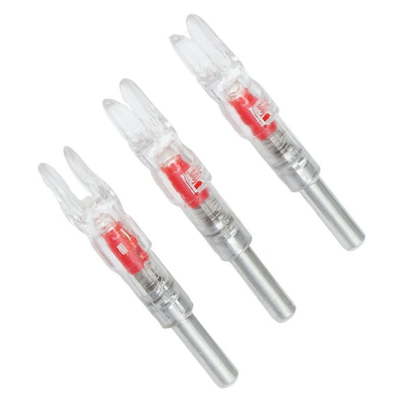 Archery Lighted Nocks,3PCS Archery Lighted Nocks Archery Nock Tail Automatic Archery Lighted Nocks Exceptional Value