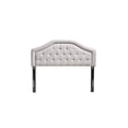 thumbnail image 3 of Kori Contemporary Fabric Full/Queen Headboard, Light Gray, 3 of 4