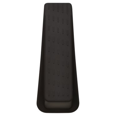 Super Sliders. Heavy Duty Large Wedge Doorstop Vinyl. Dimensions:  5 3/8 inch x 2 1/4 inch  x 1 inch, Brown