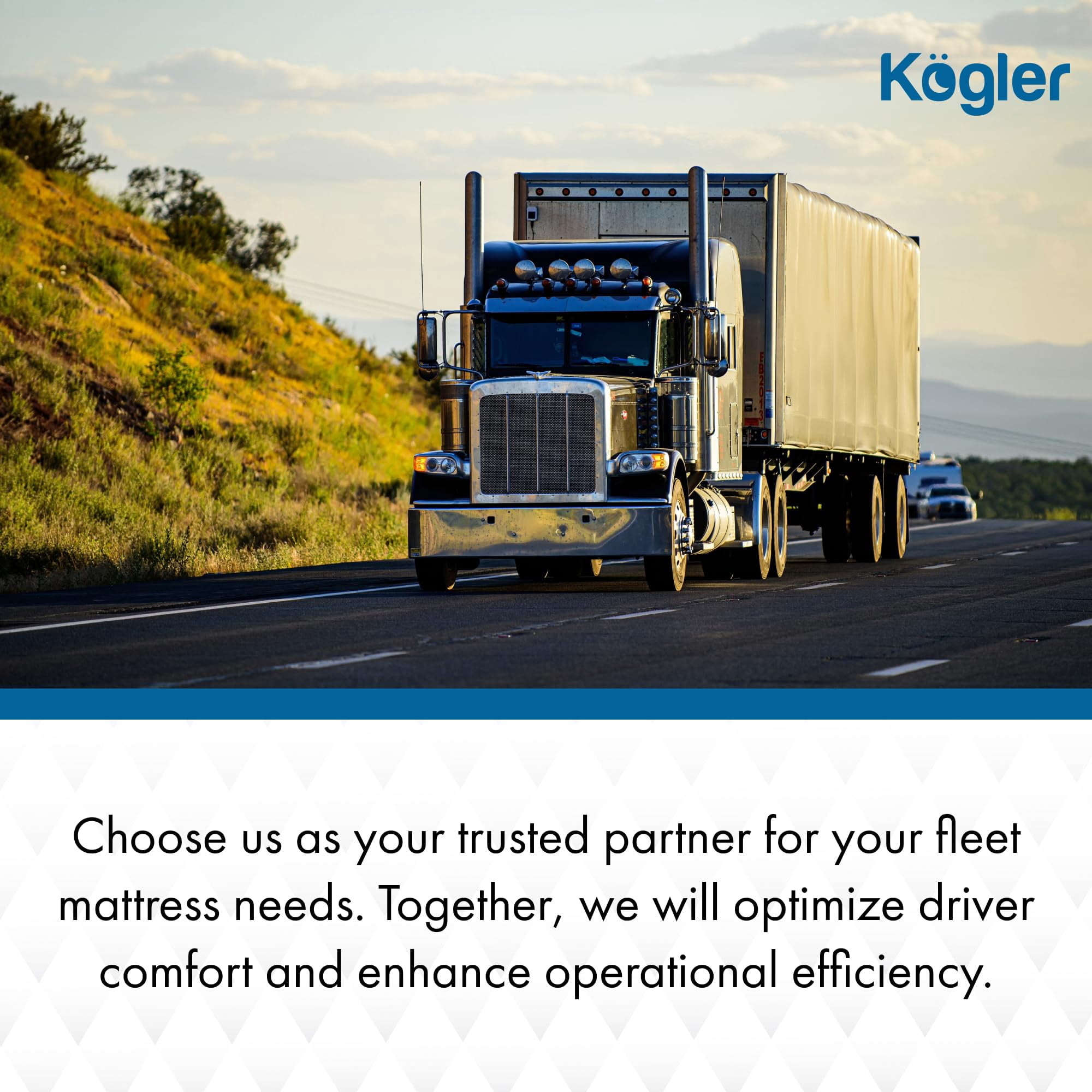 Kogler Innerspring Hybrid Semi-Truck Mattress, 7" Trucker Bed Mattress with Comfort Foam Top, 5" Innerspring Support, Firm Quilt Panel, Compressed in a Box for Easy Storage, White, 32 x 80
