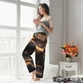 thumbnail image 3 of Fotbe Abstract Glowing Wave Pattern Women's Pajama Pants,Sleepwear Pants,Pj Bottoms Drawstring And Pockets-XX-Large, 3 of 7