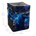 thumbnail image 5 of Starry Dinosaur Foldable Car Trash Can with Lid, Leak-Proof, Hanging Storage Bag - Car Trash Bin, Car Trash Can, Car Garbage Can, 5 of 6