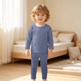 thumbnail image 5 of JFOPQVSM Kids Underwear Set Long Sleeve Thermal Underwear for Toddler,Boys Girls Thermals Base Layer for Cold Weather Unisex (1-7Y), 5 of 6