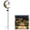 Cat Catching a Ball, variant on Owl Moon Solar Garden Stake Light, Waterproof Half Moon LED Pathway Decor, Hanging Globe Ball Metal Crescent for Outside Yard Patio Lawn Outdoor Decor