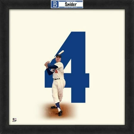 Duke Snider Brooklyn Dodgers Uniframe by Photo File - No (Best File Type For Printing Photos)