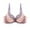 Purple, variant on Women's Push Up Bra Underwire Lace Color Contrast Cute Comfortable Sweet Padded Bra