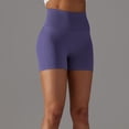 thumbnail image 4 of HUPOM Women Workout Shorts Women Yoga Pants Women Shorts Mid Short Camping Party Lightweight Beach Slim-Leg Active Fit Shorts size 8, 4 of 7