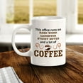 thumbnail image 2 of This Office Runs On Hard Work Laughter Sticky Notes And A Lot Of Coffee 11oz Ceramic Coffee Mug | Funny Coffee Cups, 2 of 6