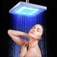 thumbnail image 5 of LED Rainfall Shower Head Square Shower Head Automatically RGB Color-Changing Temperature Sensor Showerhead for Bathroom, 5 of 8
