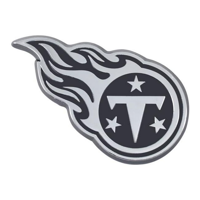 Fanmats 4228111389 Tennessee Titans Emblème Auto en Métal Chromé Premium
