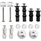 thumbnail image 1 of Kit de reparación de inodoro universal, tornillos de asiento de inodoro de acero inoxidable duraderos, piezas de repuesto para la mayoría de las fijaciones de bisagras estándar, herramientas de, 1 of 5