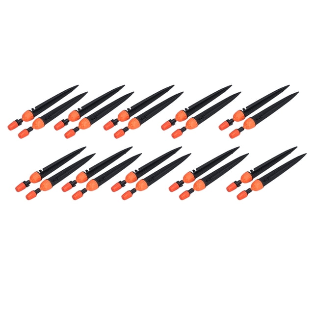 20 Set Irrigation Drippers Adjustable Plastic Irrigation Emitters Drip Emitter For Home Agriculture Garden