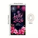 thumbnail image 3 of Decoración de tela para la puerta de la porta, tapiz festivo de poliéster con diseño de Feliz Año Nuevo, decoración fácil de instalar para fiestas en celebraciones navideñas y eventos de invierno, 3 of 8