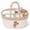 Little Deer, variant on Threns Cotton Rope Baby Diaper Caddy Organizer Basket for Girls, Nursery Storage Bin, Portable Baby Tote Bag for Changing Table or Car, Baby Shower Gifts Bag, Newborn Essentials, Registry