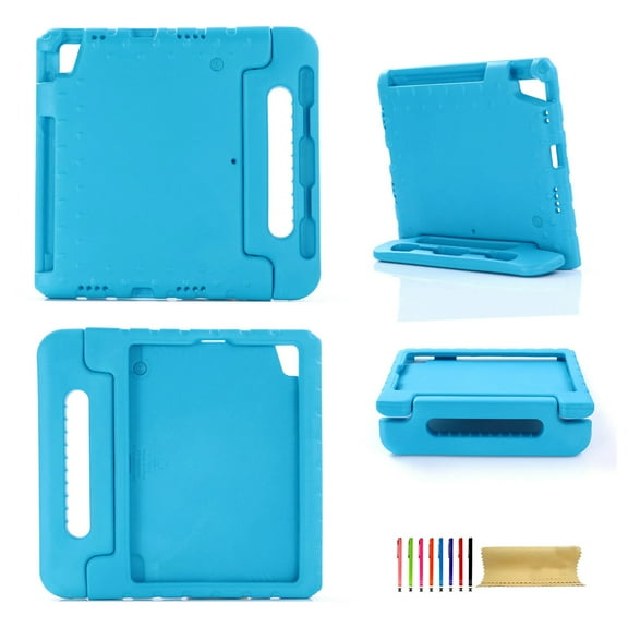 Dteck Handle Case For iPad Pro 11 inch tablet, Heavy Duty EVA Foam Shockproof Rugged Kids Case Child Proof Cover With Stand For Apple iPad Pro 11 A1980 A2013 A1934, Blue