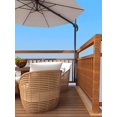 thumbnail image 3 of FYBTO Support de Parasol de Patio Base et Support de Parasol Pince en Métal Support de Montage pour Rambarde de Terrasse, Balcon (Convient Max OD 2.1 Pouces)-0625, 3 of 5