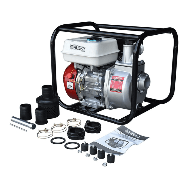 Motobomba Autocebante 6.5 Hp 2x2 4 Tiempos SWEDISH HUSKY POWER RLB2265