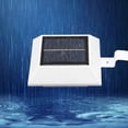 thumbnail image 3 of Lámpara de valla inteligente impermeable con luz LED de jardín de inducción Solar para exteriores 6LED, 3 of 8