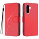 thumbnail image 1 of For Samsung Galaxy A36 5G Case Triangle Imprint Leather Phone Cover with Lanyard - Golden, 1 of 5