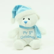 Holiday Time 6-inch My First Christmas plush toy - Blue Hat Bear