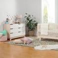 thumbnail image 5 of Babyletto Hudson 6 Drawer Double Wood Dresser in Washed Natural and White Beige, 5 of 6