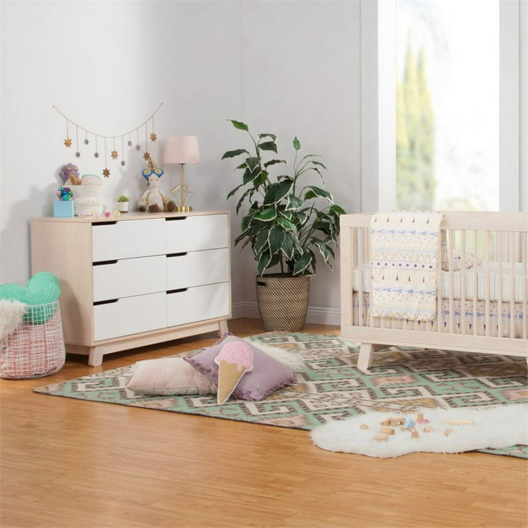 babyletto hudson dresser Babyletto Hudson Modern 6-Drawer Assembled Dresser (48")