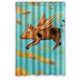 thumbnail image 1 of Cortina de ducha ABPHQTO Animal Pretty Clean Look Cerdo Impermeable 120x180 cm, 1 of 2