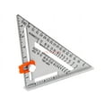 thumbnail image 2 of 7inch Carpenter Triangle Speed Square Rafter Framing Ruler Protractor, 2 of 9
