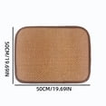 thumbnail image 3 of MMJ Natural Rattan Woven Seat Cushion Grass Mat Breathable Summer Cool Pad for Chair Sofa Office Kitchen, 3 of 7