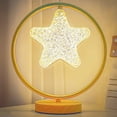 thumbnail image 6 of JOGZMZ Iron Decorative Lamp Battery Powered Iron Decorative Lamp Table Lamp Warm LED Lamp Winding Iron Decorative Lamp Birthday Christmas New Year, 6 of 6