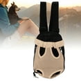 thumbnail image 3 of Dog Backpack Carrier, Dog Chest Carrier for Small Medium Dogs Cat Front Carrier Chest Motorcycle Dog Carrier Pet Front Carrier Backpack for Traveling Hiking Camping, 3 of 7