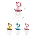 thumbnail image 3 of Baby Food Feeder Fruit Pacifier - Silicone Teething Toy, Food-Grade PP+Silicone, Cute Shape, Develops Hand Grip, No BPA, 3 of 6