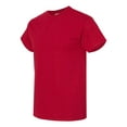thumbnail image 2 of Men Heavy Cotton Multi Colors T-Shirt Color Antique Cherry Red X-Large Size, 2 of 5