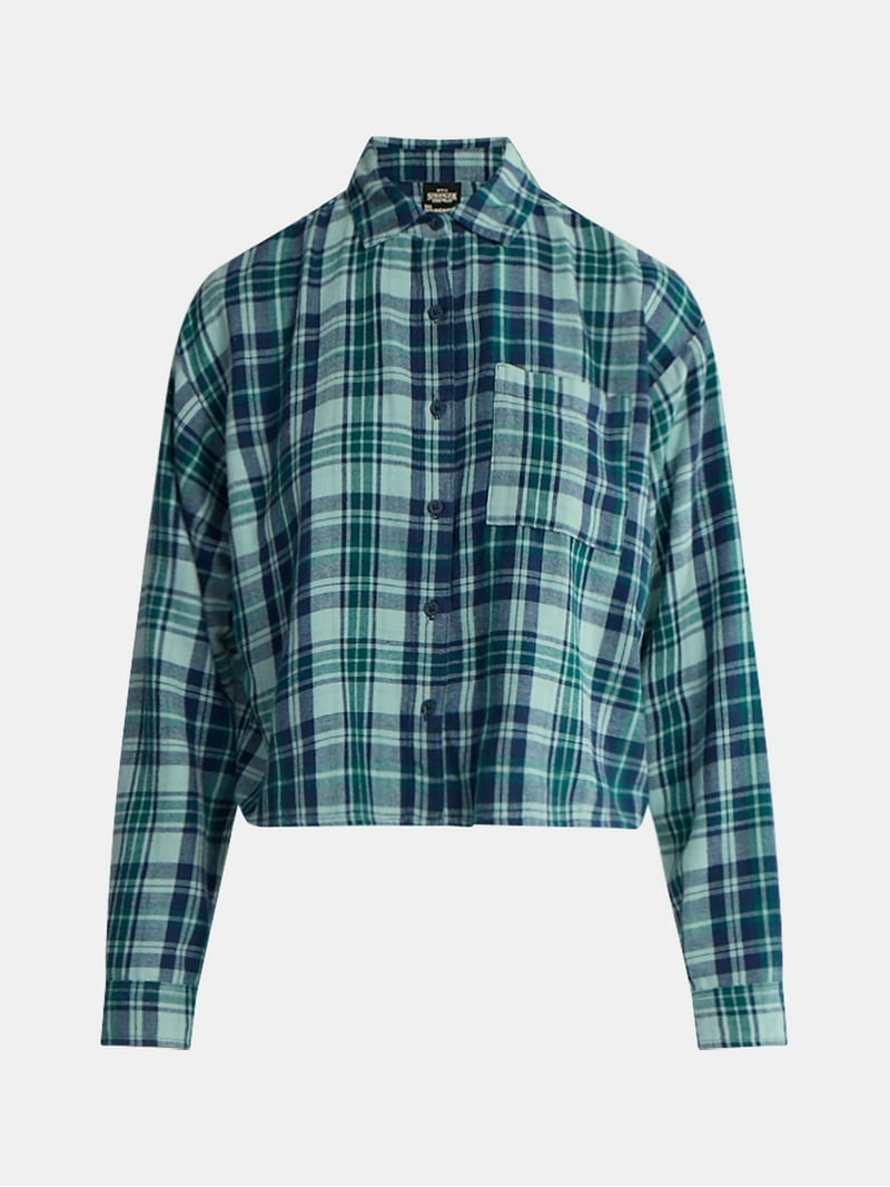 Netflix Stranger Things Cotton Cropped Flannel from No Boundaries