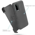 thumbnail image 3 of Value Pack ! for Samsung Galaxy S20 Ultra G988 case Phone Case 360° Cover Screen Protector Clip Kickstand Holster Hybrid Shock Bumper (Black), 3 of 4
