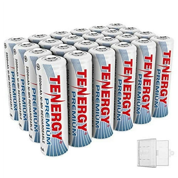 Pilas AA recargables Tenergy 2500 mAh paquete de 24