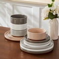 thumbnail image 5 of vancasso 12 pcs Dinnerware Sets, Plates and Bowls Set for 4, Ceramic Dinner Set, Colourful, 5 of 9