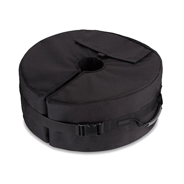 Bolsa de peso redonda al aire libre Base de paraguas portátil Bolsa de arena Gazebo de playa Camping Jardín Sombrilla Lonas Herramienta fija Sweethay HA1043-00B