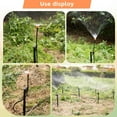 180-Degree Irrigation Sprinkler Heads with Stake, Micro Spray Emitters ...
